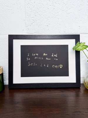 Children Drawing | Custom Foil Artwork