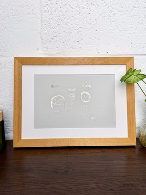 Children Drawing | Custom Foil Artwork