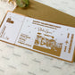 Any Destination Holiday Surprise Foil Ticket | Custom Made