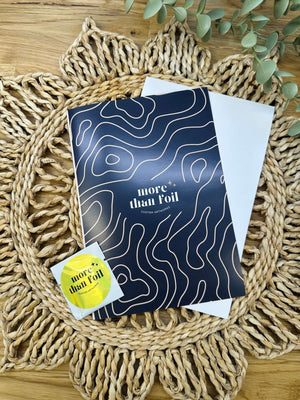 Foiled Parent & Child Handprint Artwork