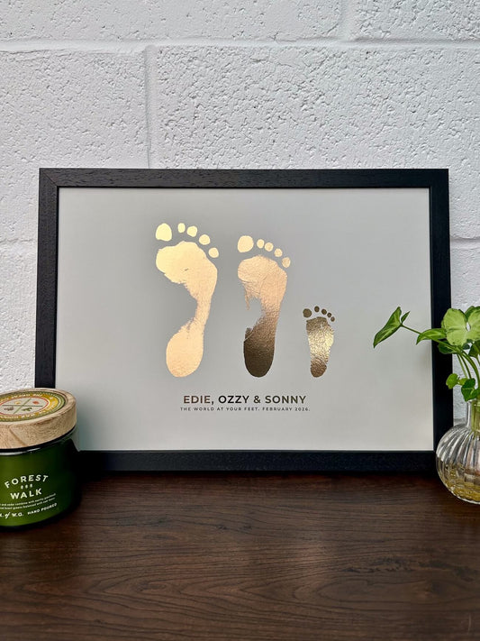 Family A3 Hand / Footprint Artwork, Kit Included