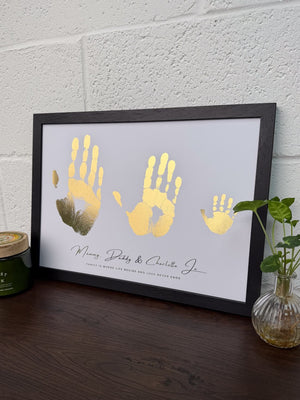 Family A3 Hand / Footprint Artwork