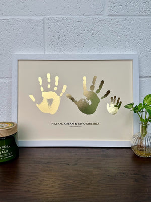Family A3 Hand / Footprint Artwork