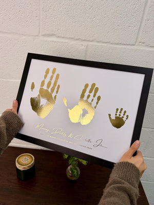 Family A3 Hand / Footprint Artwork
