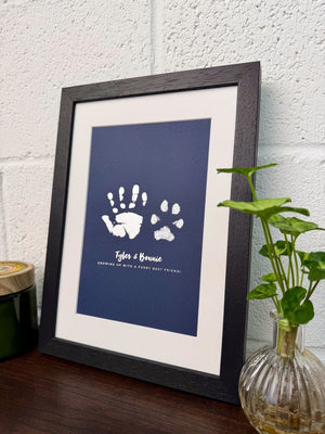 Foiled Paw & Me Inprint Artwork