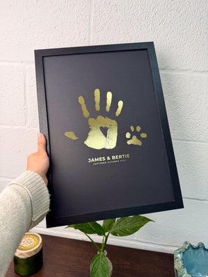 Foiled Paw & Me Inprint Artwork