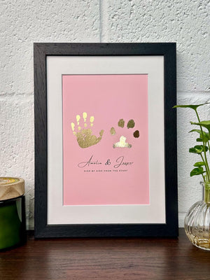 Foiled Paw & Me Inprint Artwork