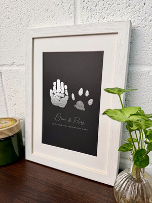 Foiled Paw & Me Inprint Artwork