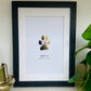 Foiled Pet Paw Print Artwork, Kit Included