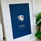 Foiled Pet Paw Print Artwork, Kit Included