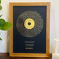 Song Lyrics | Custom Metallic Foil Print