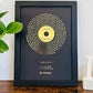 Song Lyrics | Custom Metallic Foil Print