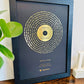 Song Lyrics | Custom Metallic Foil Print