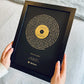 Song Lyrics | Custom Metallic Foil Print