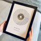 Song Lyrics | Custom Metallic Foil Print