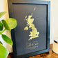 Any Country & Location | Custom Map Foil Print
