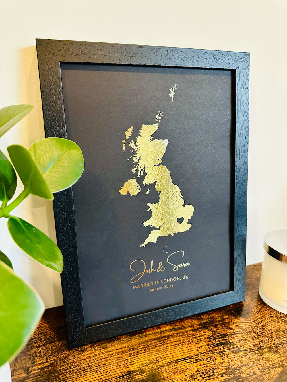 Any Country & Location | Custom Map Foil Print