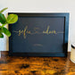 Couple Names & Date | Custom Foil Print