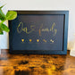 Custom Family Name Foil Print