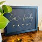 Custom Family Name Foil Print