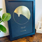 Any Location | Custom Round Map Foil Print