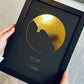 Any Location | Custom Round Map Foil Print