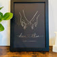 Holding Hands | Custom Couple Foil Print