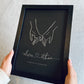 Holding Hands | Custom Couple Foil Print