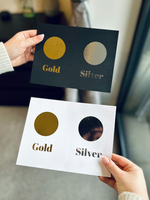 Song Lyrics | Custom Metallic Foil Print
